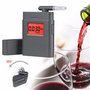 Fashion Portable High Accuracy Mini Alcohol Tester Breathalyzer Alcometer Car Driver Self Alcohol BAC Tester