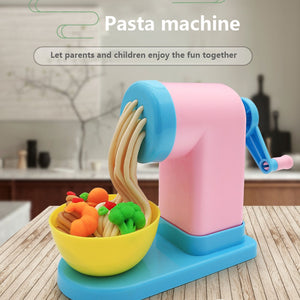 Creative DIY Children Plasticine Clay Modeling Toy Noodle Dumpling Wrapper Pasta Making Machine Educational Toy For Kids Multicolor