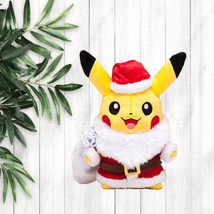 Pet Elf Pokemon Pokemon Christmas Gift Of Pikachu Soft Stuffed Doll Toy 11cm-30cm/Yellow