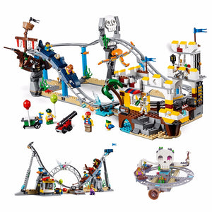 Lego 24051 City Toys The Pirate Roller Coaster 3 In 1 Set Building Blocks Bricks Kids Toys Girls Gifts Compatible Multicolor