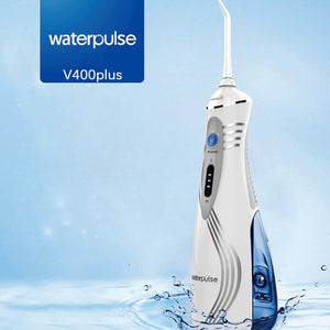 Waterpulse V400Plus Electric Oral Irrigator Plaque Removal Dental Water Flosser 240ml Household Tooth Washing Device CN