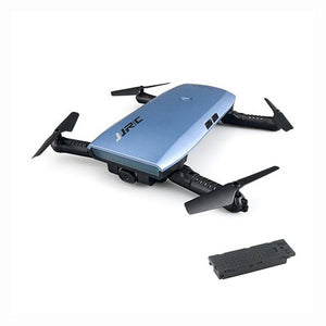 JJRC H47 ELFIE Plus 720P Wi-Fi FPV Selfie Drone with Extra 3.7V 500mAh Li-po Battery - Blue