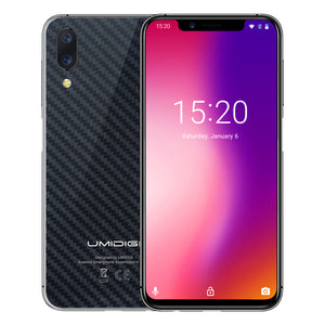 UMIDIGI One 5.9 inch FullSurface Display, MTK6763, 4GB RAM+32GB ROM - Carbon Fiber