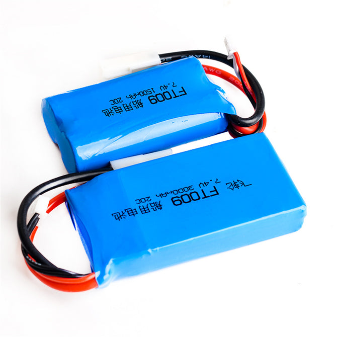 7.4V 20C 3000mAh Rechargeable High Li-ion Battery with EL2P Plug for RC Remote Control Helicopter Quadcopter Drone