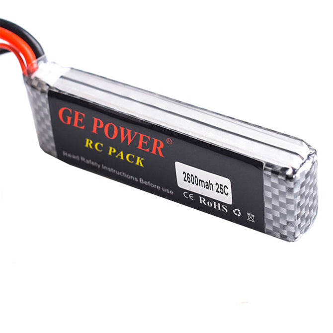 7.4V 25C 2600mAh T Plug High Lipo Battery for HUANQI 734 RC Remote Control Helicopter Quadcopter Drone