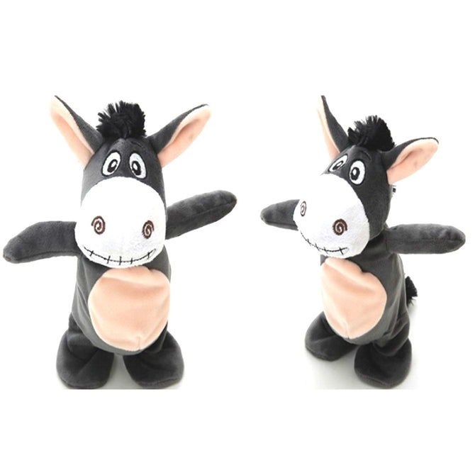 Singing Talking Little Plush Donkey Toy