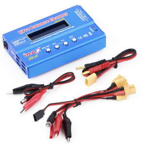 iMAX B6 Digital Li-po Battery Balance Charger + 12V 5A Power Adapter + EU Plug Power Supply Wire