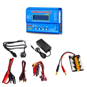 IMAX B6 Digital Li-po Battery Balance Charger + 12V 6A Power Adapter + EU Plug Power Supply Wire+XT30 Plug Board