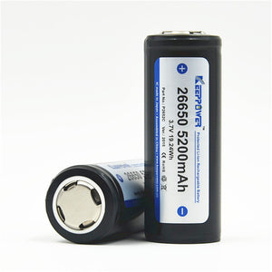 KEEPPOWER 26650 5200mAh Li-ion Rechargeable Battery