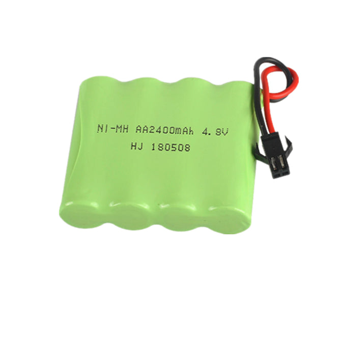 4.8V AA 2400mAh SM2P Plug Rechargeable Ni-cd Battery Pack for RC Boat