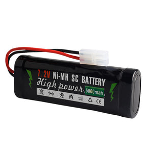 7.2V AA 5000mAh KET-2P Plug Ni-MH SC HIGH POWER Rechargeable Battery for RC Boat