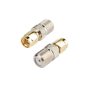 ZHAOYAO 2Pcs DHT Electronics SMA Male to F Female RF Coaxial Coax Adapters