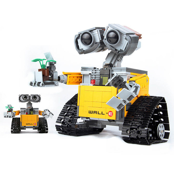 ESAMACT New 687pcs Idea Robot WALL E Legoings Building Blocks Kit Toys For Children Education Gift Compatible Bricks Toy 16003