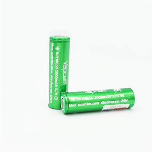 VAPCELL 2PCS VAPCELL 18650 2000mAh 28A 3.7V Rechargeable High Capacity Lithium Battery, Continuous