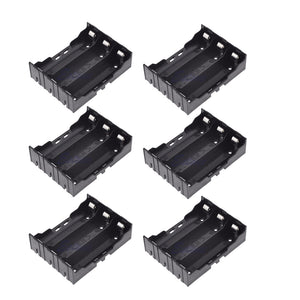 ABS 18650 Battery Holder Box Hard Pin 18650 Holder Batteries Case 3X 18650 Rechargeable Battery Power Bank Cases