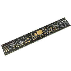 ZHAOYAO PCB Ruler PCB Multi-purpose Engineering Ruler PCB Package Unit Engineering Ruler 15CM Immersion Gold Process